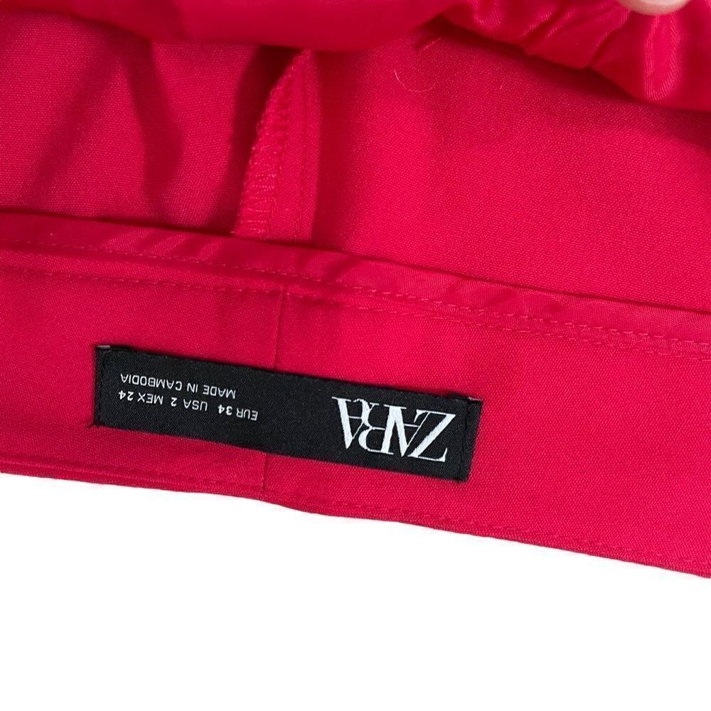 Zara Red Work Pants‎ - Picture 10 of 11